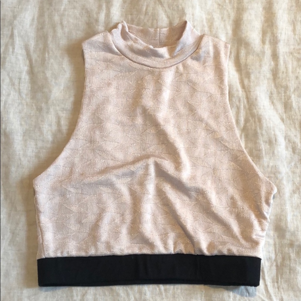 2 For $10 Charlotte Russe Mock Neck Crop